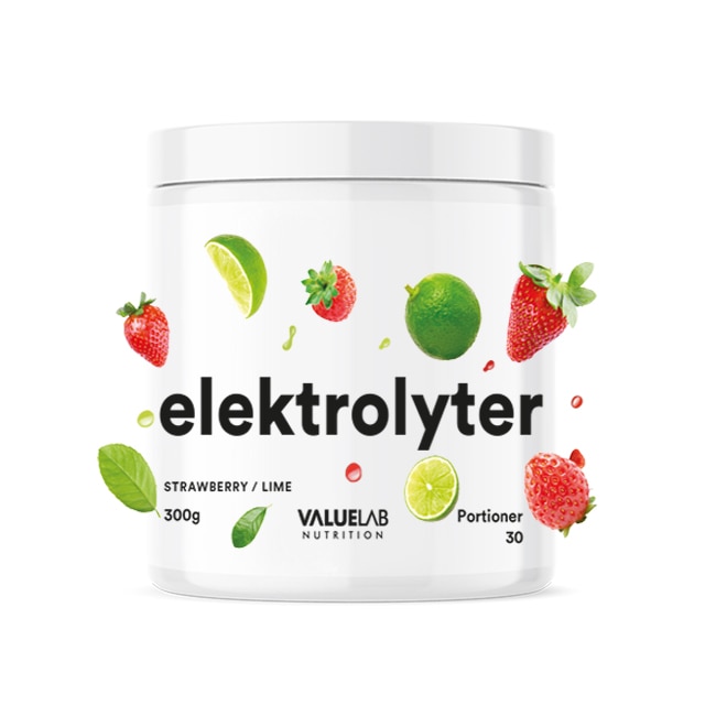 Valuelab Elektrolyter Strawberry/Lime 300g