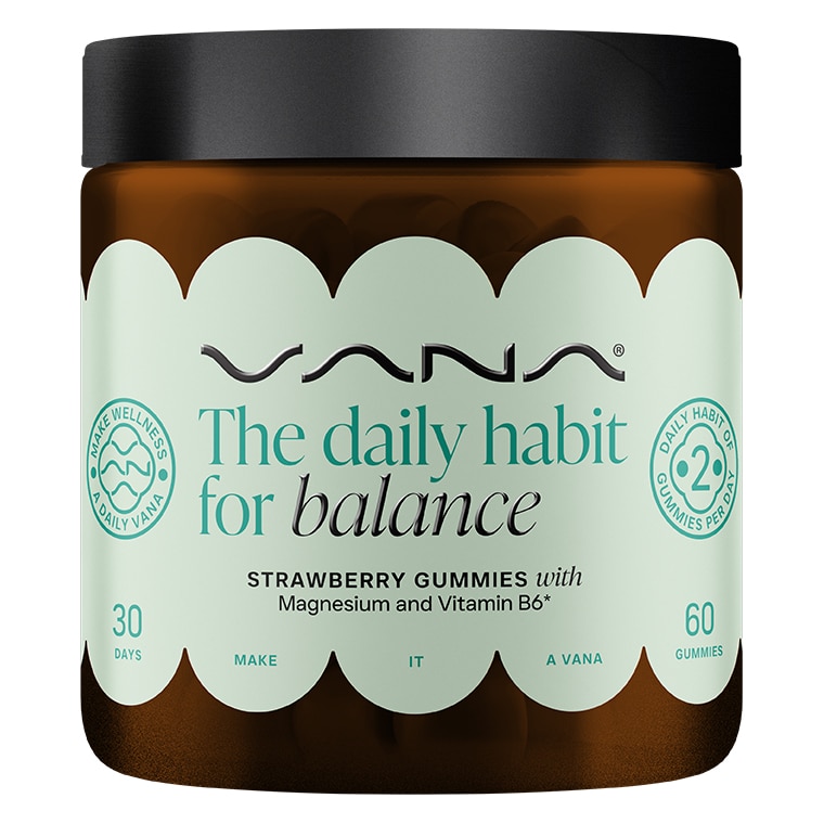 VANA Balance Gummies Magnesium, Vitamin B6 60 styck