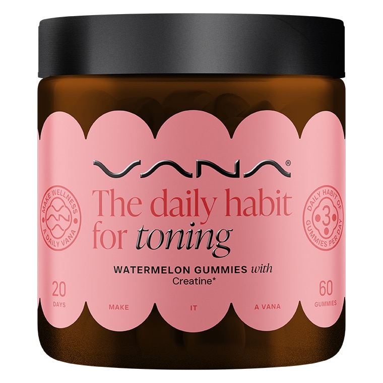 VANA Toning Gummies Creatine Watermelon 60 styck
