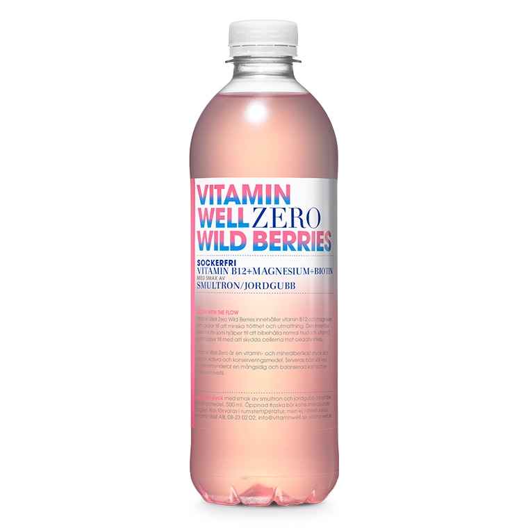 Vitamin Well Zero Wild Berries 500ml