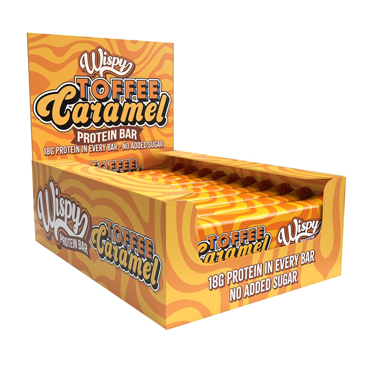 Wispy Proteinbar Toffee Caramel 10x55g