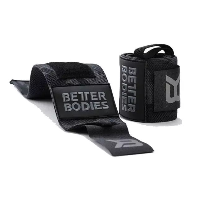 Better Bodies Camo Wrist Wraps, dark camo